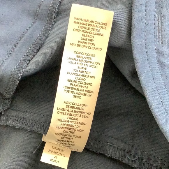 Chico’s Weekends 3 ankle flat front drawstring pants size 16 EUC - Picture 9 of 14